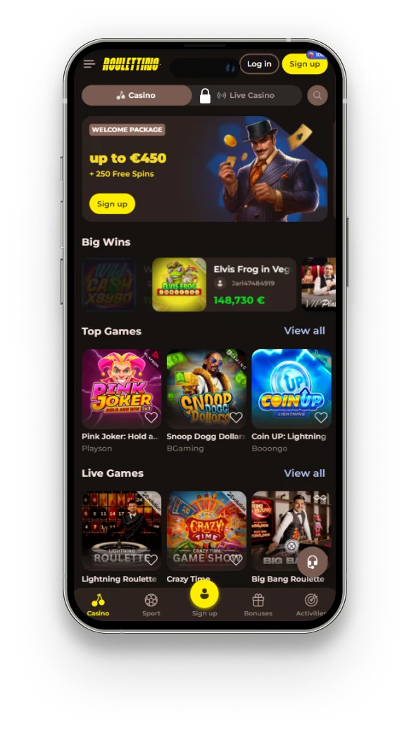 Roulettino Casino app